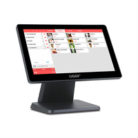Terminal Punto de Venta Todo en Uno con Pantalla Táctil de 15.6 Pulgadas y Carcasa de Aluminio, Sistema POS de Escritorio, Caja Registradora para Restaurante