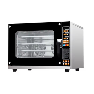 <span class=keywords><strong>Horno</strong></span> de Convección Automático Comercial de 4 Bandejas para Restaurante, Panadería, Tienda de Alimentos, para Pizza, Pan, Harina, Maíz, Trigo - Product Image 1