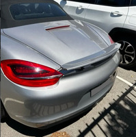 Aileron arrière de type bec de canard pour coffre de voiture, kit de carrosserie pour Porsche Boxster S GTS 981 2012-2016, style de remplacement