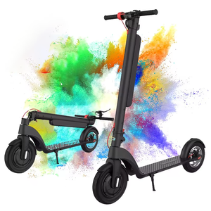 สกู๊ตเตอร์ไฟฟ้าพับได้สอง<span class=keywords><strong>ล้อ</strong></span> รุ่น 2026 Shenzhen X8 ขนาด 10 นิ้ว แบตเตอรี่ 10Ah 36V สำหรับผู้ใหญ่ <span class=keywords><strong>ล้อ</strong></span>ใหญ่ <span class=keywords><strong>ก</strong></span>ันน้ำ - Product Image 1