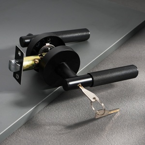 Filta Nhà Máy Trực Tiếp Màu Đen Lối Vào Cửa Xử Lý Thiết Lập Úc Phong Cách Thiết Kế Độc Đáo Tiêu Chuẩn Mỹ Ổ Khóa Cửa - Product Image 3