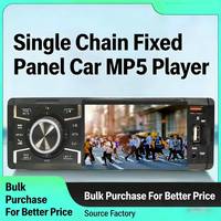 Lecteur MP5 universel pour voiture, autoradio stéréo, CarPlay sans fil, émetteur FM, port USB, 1 Din, récepteur BT SD Aux