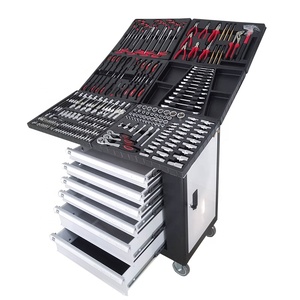 RT Tool 240Pcs Workshop Trolley Toolbox Germany Tool Cabinet Storage
