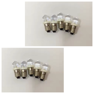 <span class=keywords><strong>Ampoule</strong></span> à LED E10 vis à <span class=keywords><strong>baïonnette</strong></span> LED DC 6V 3W 85LM Petite perle électrique Machine-outil Indicateur d'instrument de bateau Petite <span class=keywords><strong>ampoule</strong></span> - Product Image 2