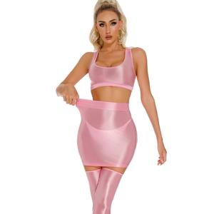 Женская сексуальная яркая неоновая синяя эластичная облегающая короткая мини-юбка с высокой талией, Сексуальная вечерняя Клубная одежда, костюм для вечеринки, уличная одежда - Product Image 4