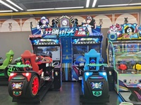 Machines de jeu d'arcade à monnayeur, simulateur de moto deux joueurs, très demandées, pour enfants et adultes