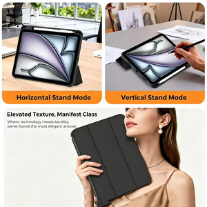 Étui à rabat en cuir PU triple avec fente pour stylo et coque en TPU pour <span class=keywords><strong>tablette</strong></span> iPad <span class=keywords><strong>10</strong></span>,9 <span class=keywords><strong>pouces</strong></span> - Product Image 6