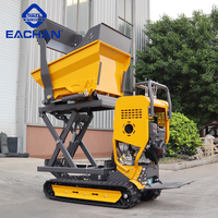 EACHAN Multifunktionaler Mini-Raupendumper für Forstwirtschaft und Gartenbau, Landwirtschaftlicher Raupendumper-Truck