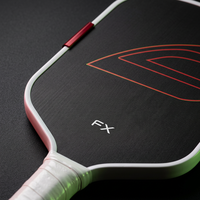 Raquette de pickleball portable de compétition haut de gamme FX sans bordure, épaisseur 16 mm, en fibre de carbone alvéolée, intégrée, givrée, pour enfants