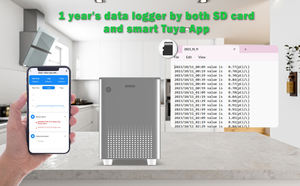 Professionelles Radon-Überwachungsgerät - Pulsionenkammer-Sensor LCD |   Bq/M3 Pci/L <span class=keywords><strong>Tester</strong></span> für den Einsatz in Heim, Industrie, Luft, Boden und Wasser - Product Image 5