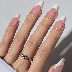 360 <span class=keywords><strong>Uñas</strong></span> Postizas Rosadas en Forma de Almendra, 10 Rejillas, <span class=keywords><strong>Uñas</strong></span> Francesas <span class=keywords><strong>Cortas</strong></span>, Decoración de <span class=keywords><strong>Uñas</strong></span> Falsas para Mujer, <span class=keywords><strong>Uñas</strong></span> a Presión - Product Image 4