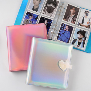 A7 Paillettes Cuir PU Photocard Classeur Album Kpop K-pop Instax Stockage Journal Organisateur Amour Style Papier Recueillir Livre - Product Image 2