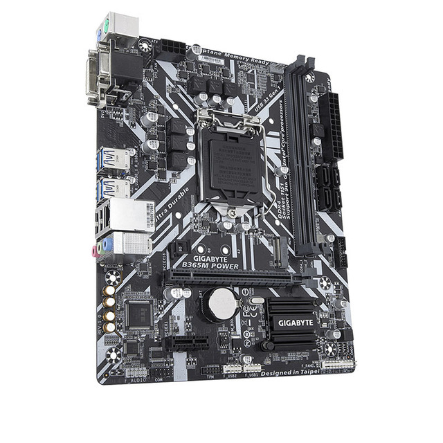 GIGABYTE B365M POWER Desktop Motherboard M ATX 2XDDR4 LGA1151 Support 6/7/8/9th Gen E3V5 SATA Integrated with M.2 32GB B365