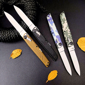 Coltello da Caccia AKC con Lama in Acciaio 8CR14 ad Alta Durezza, Manico in ABS, Coltello Tascabile Pieghevole per Sopravvivenza, Soccorso e Uso Tattico all'Aperto - Product Image 2