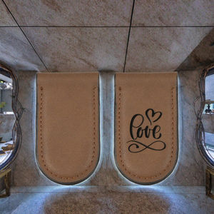 Cartera de lujo para hombre con láser plegable Clip de dinero de cuero en blanco Tipo de cierre abierto de alta calidad Titular de efectivo y monedero de regalo - Product Image 2