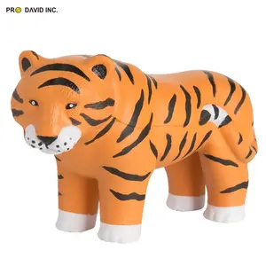 Hot - selling Selva Tigre pu estresse bola de espuma brinquedos de personalização