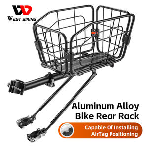 WEST BIKING Vente en gros d'accessoires pour vélos pour enfants <span class=keywords><strong>Porte</strong></span>-bagages <span class=keywords><strong>Porte</strong></span>-bagages arrière pour vélo de montagne <span class=keywords><strong>Panier</strong></span> pour vélo de montagne - Product Image 3