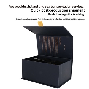 Boîte <span class=keywords><strong>d</strong></span>'emballage magnétique de type livre pour usage agricole, en papier couché fait main, matériaux recyclés, avec intérieur noir UV à aspiration - Product Image 4