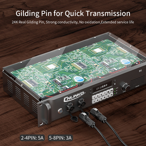 Cnlinko kết nối được phê duyệt dễ dàng khóa kín nước lp-12 M12 loại nam kết nối để nữ bảng điều khiển gắn kết AC/<span class=keywords><strong>DC</strong></span> 3 pin kết nối - Product Image 3