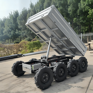 Nuovo Mini Dumper Elettrico Cingolato in Acciaio per Ogni Terreno, Veicolo da Trasporto Autonomo con 3 Anni di Garanzia per Uso Agricolo e Ristorazione - Product Image 1