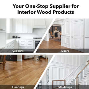 Portes intérieures en bois massif pré-montées MDF modernes insonorisées couleur blanche non finies pour usage domestique - Product Image 4