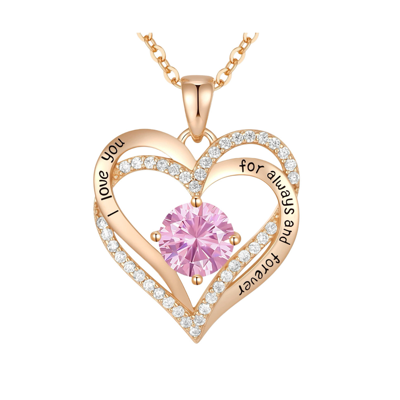 Rose gold pink diamond