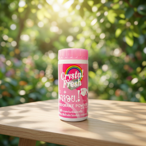 CRYSTAL FRESH Thailand (Bangkok) Herbal Antiperspirant Unisex <b>Body</b> Deodorant <b>Powder</b> 22g (CP-022 Scent) ISO9001 ISO22716 OTOP - Product Image 2
