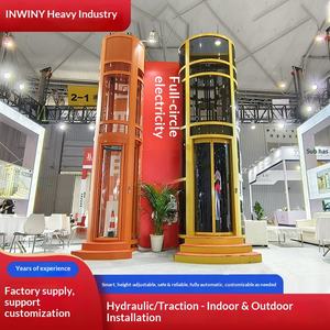 Factory Customized round <b>Elevator</b> Home Villa <b>Elevator</b> round Sightseeing <b>Elevator</b> Indoor and Outdoor Installation round <b>Elevator</b> - Product Image 1