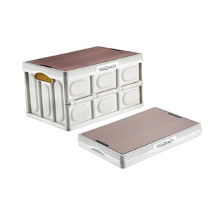2022 New Outdoor Camping 20L 30L 50L <b>Folding</b> <b>Storage</b> <b>Box</b> Home Wooden Cover <b>Storage</b> <b>Box</b> Car <b>Storage</b> <b>Box</b> - Product Image 1
