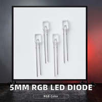 Diode LED RVB pleine couleur Hlx Highlight Through Hole DIP 5mm, 4 broches, cathode commune, montage par soudure, éclairage 2.0-3.0V