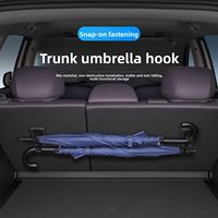 Support de rangement multifonctionnel en ABS pour intérieur de voiture, fixation sur coffre, pour canne à pêche, parapluie, serviette, organisateur d'accessoires auto