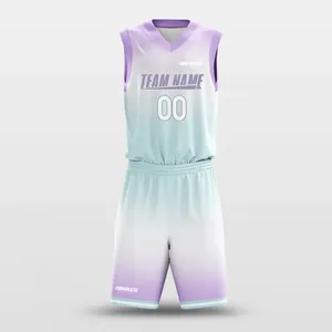 Alta Qualidade Personalizado Unisex Basquete Uniformes Esportivos Sportswear Sublimação Basquete Jerseys Mesh Basketball Sets