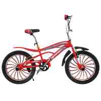 Harga Pabrik Grosir Sepeda Anak NEWPORT Roda Multi Spoke Merah Sporty 16" Rangka Baja Anti Guncangan Penuh untuk Anak Laki-laki Usia 3-8 Tahun