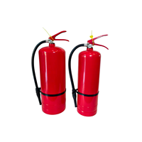 Pack d'extincteurs à eau de deux tailles (4L et 6L) pour la sécurité incendie des espaces moyens et grands