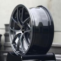 Jantes forgées TITAN FORCE 19x9.5 19x10.5 5x114.3 5x112 RI-A, jantes de course JDM, noir brillant pour Infiniti Q50 G37 Coupé Chrysler 300