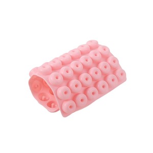 Mini Donut Chocolate Mold 48 Cavity Pink <b>Silicone</b> <b>Baking</b> Mold For Cake Making - Product Image 1