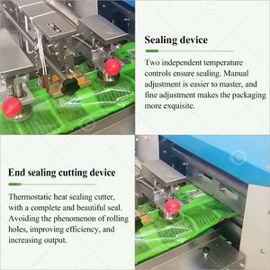 Machine d'emballage automatique compacte pour mini-pains, légumes, glaces et bâtonnets glacés en HDPE - Product Image 3