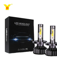 Ampoules de phare LED YD 72W H4 12V 24V, nouvelle compatibilité universelle, garantie 1 an, système d'éclairage automobile pour rénovation/mise à niveau