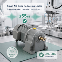 Motorreductor de CA horizontal para máquina de embalaje, velocidad variable, regulación continua VFD, bobina de cobre, larga vida útil