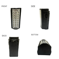 Lampe d'urgence LED portable rechargeable par panneau solaire, batterie au plomb-acide, pour camping, en plastique, IP55, vente en gros