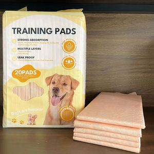 Film de base imprimé orange, coussinets absorbants jetables de haute qualité pour chats et chiens, séchage rapide, personnalisation en usine - Product Image 2