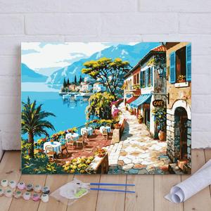 ชุดภาพวาดสีน้ำมันดิจิทัล DIY ซีรีส์<span class=keywords><strong>วิว</strong></span>เมืองเวนิสอันงดงาม สำหรับผู้เริ่มต้นและผู้ใหญ่ ใช้ตกแต่งผนังหรือเป็นของขวัญทำมือ - Product Image 5