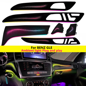 Luz Ambiental LED para Interior <span class=keywords><strong>de</strong></span> Auto Autowellus, para Benz GLE/GLS/GL/ML W166, con Caja <span class=keywords><strong>de</strong></span> Almacenamiento y Enchufe para Pies, 12V, 1 Año <span class=keywords><strong>de</strong></span> Garantía, para Volante a la Derecha e Izquierda - Product Image 1