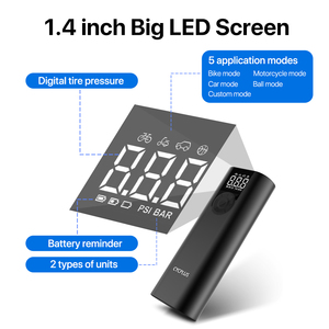 고압 미니 자전거 자전거 펌프 휴대용 전기 사이클 공기 펌프 - Product Image 4