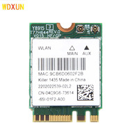 Adaptateur sans fil Killer 1435 867 Mbps 802.11ac Carte réseau WiFi avec BT 4.1 intégré pour ordinateur portable Produit en stock