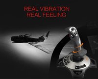 Controles de Simulador de Vuelo PXN 2113 Pro, Joystick de Vuelo con Función de Vibración y Controles de Aceleración, Joystick de Vuelo con Cable