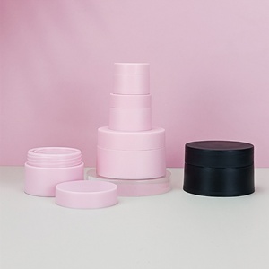 10g 30g 50g Empty Pink Matte Scrub Body Butter Face Cream Frosted Lip Balm Container pp Cosmetic Plastic Jar with Lid - Product Image 5