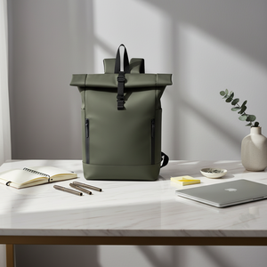 Altri Zaini di Design per Uomo e Donna, Borsa Espandibile con Chiusura Roll Top per Outdoor, Viaggio, Palestra, Sport, con Scomparto per Laptop - Product Image 1