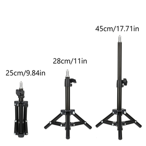 ZOMEI Selfie 26cm Mini <span class=keywords><strong>Photo</strong></span> <span class=keywords><strong>Studio</strong></span> LED máy ảnh vòng ánh sáng có thể điều chỉnh màu Temp cao CRI 95ra USB-Powered điện thoại di động video - Product Image 3