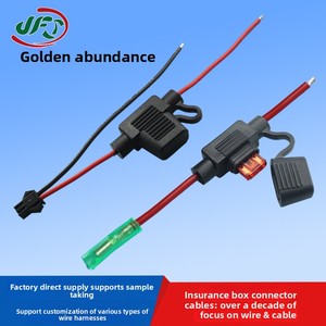 <span class=keywords><strong>JFS</strong></span> Suministro Directo de China: Caja de Fusibles Tipo Cuchilla para Arnés de Cables Automotrices con Portafusibles Conectado a Cable, Longitud Personalizable - Product Image 3